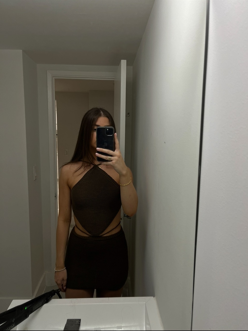Luxe to Kill Brown Knit Set